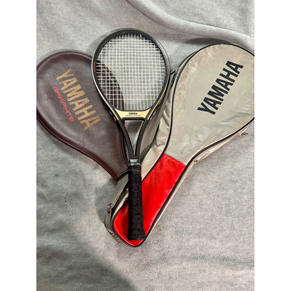 Yamaha Graphite 55 Tennis Racquet Vintage 3L‎ 2 Cases Babolat Grip